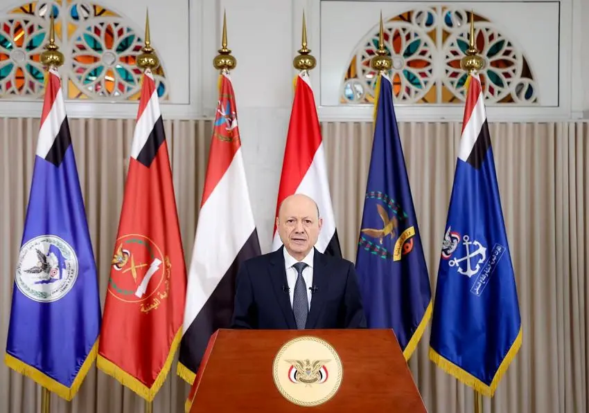 العليمي يدعو إلى التعبئة العامة والنفير الوطني ويل...