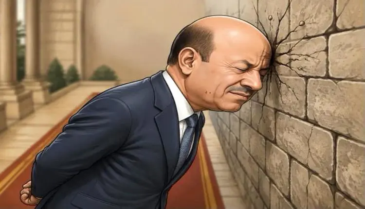 سياسي يمني يسخر من دعوة رشاد العليمي للنفير العام التي لم يستجب لها أحد