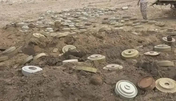 خلال 25 يوماً.. «مسام» يفكك 5,164 لغماً حوثياً
