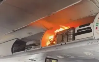 اشتعال بطارية ليثيوم يجبر طائرة "لوفتهانزا" على هب...