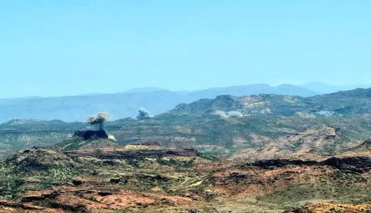 غارات جوية تدك مواقع وتعزيزات الحوثي في تعز ولحج