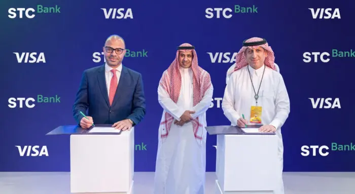 إعلان شراكة بين STC Bank وفيزا في السعودية