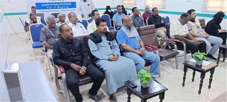 مدير عام تريم يحضر الورشة التعريفية بمشروع التغذية...