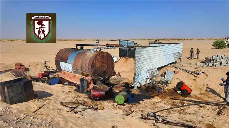 ضبط مصفاة نفط غير قانونية في صحراء دهر بشبوة.. وإح...