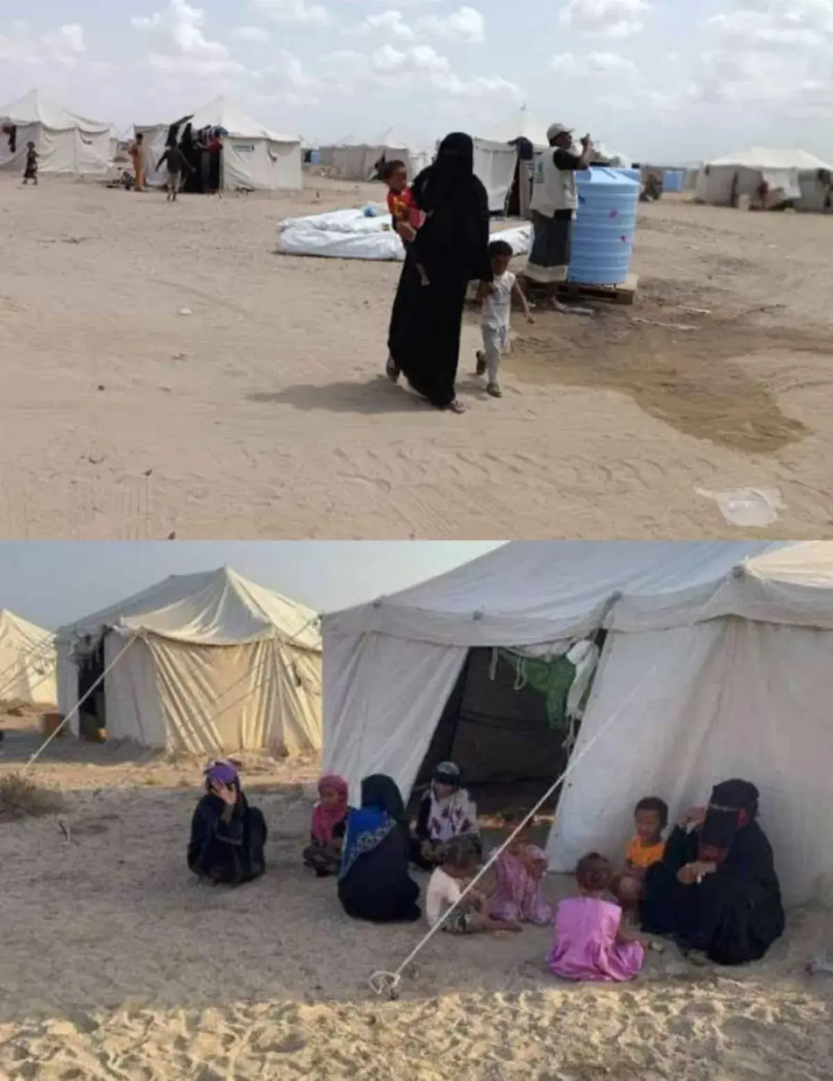 نازحو المنازل في عدن يشكون إقصاءهم من الإغاثة.. وم...