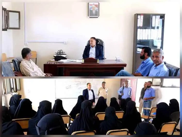 أبين.. نائب المحافظ يناقش سير العملية التعليمية في...