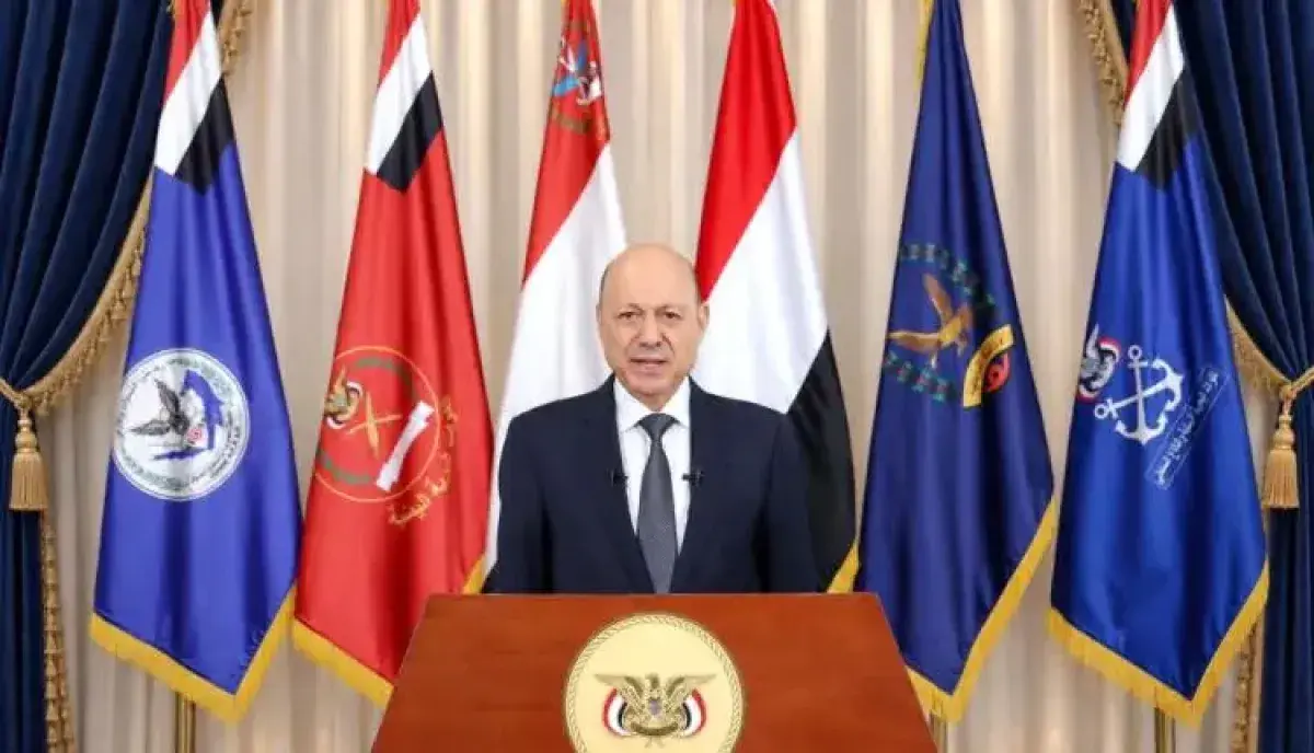 من الرياض | رئيس مجلس القيادة يعلن بدء العمليات العسكرية ضد الحوثيين بعد استنفاد فرص التهدئة