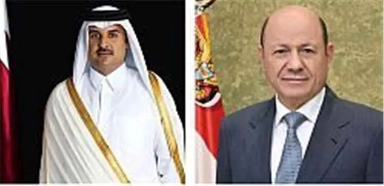 رئيس مجلس القيادة يتلقى رسالة خطية من أمير دولة قط...