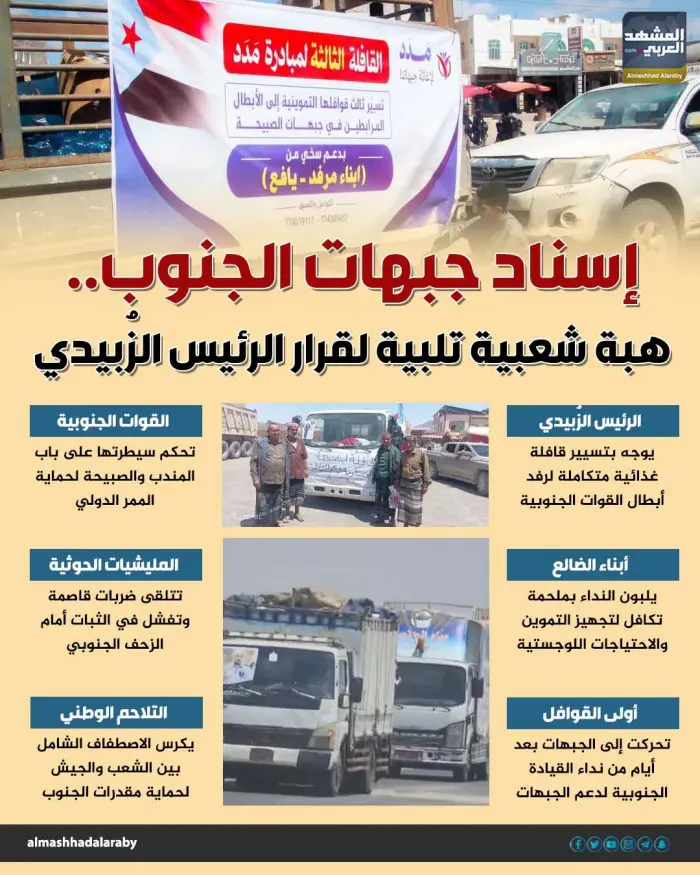 إسناد جبهات الجنوب.. هبة شعبية تلبية لقرار الرئيس...