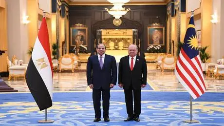 السيسي يؤكد مركزية القضية الفلسطينية وملك ماليزيا...