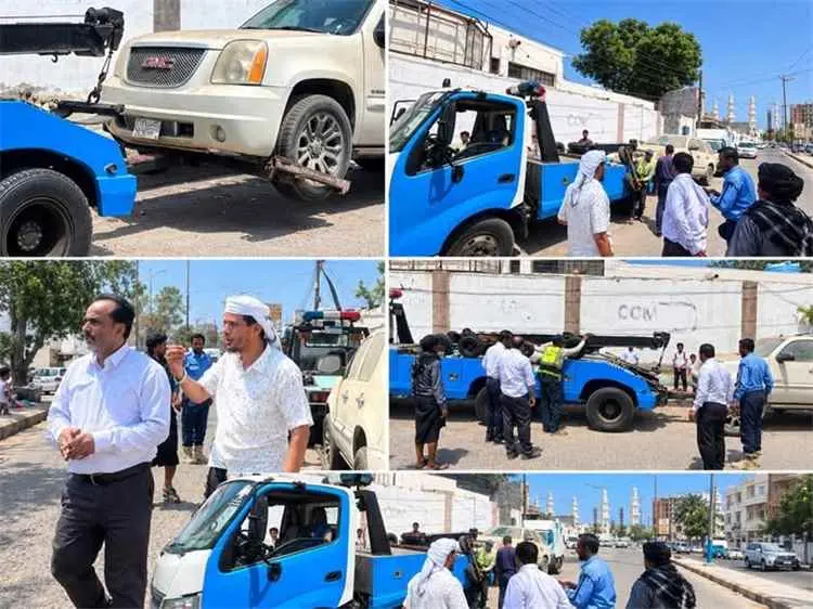 الزهري يتابع سير حملة رفع السيارات المتهالكة من شو...