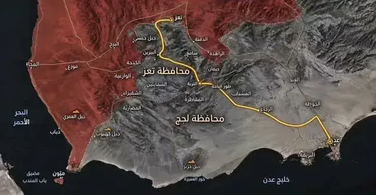 الحوثيون يتقدمون 25 كم شمال المضاربة غارات تستهدف...