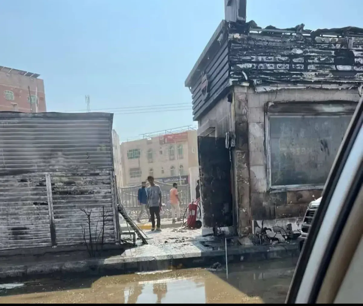 حريق يلتهم «كيف كوفي» قرب الشرق الأوسط بالمنصورة.....