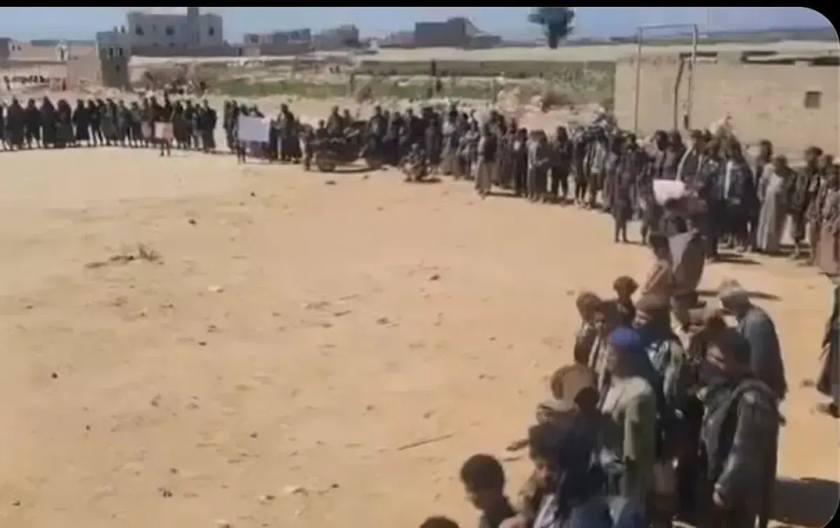 البيضاء: قبائل الزوب وقيفة تحتشد للمطالبة بالإفراج...