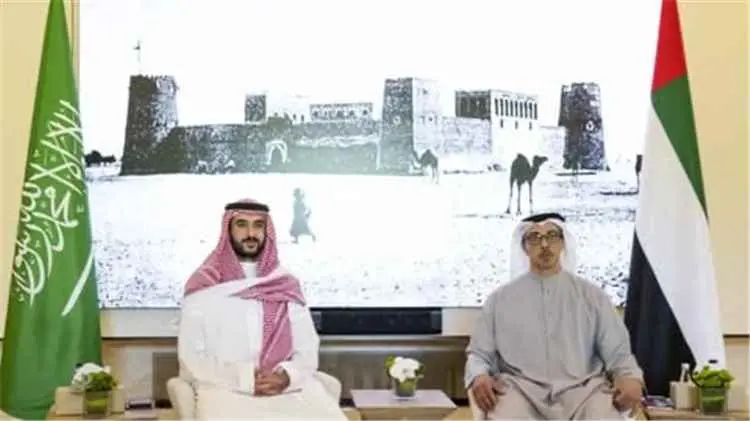 خالد بن سلمان يلتقي منصور بن زايد في الإمارات ويبح...