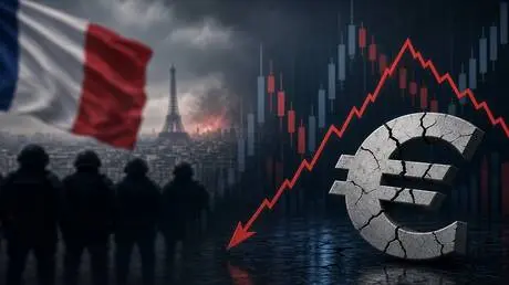 أحداث فرنسا تهبط باليورو وسوق الأسهم الأوروبية