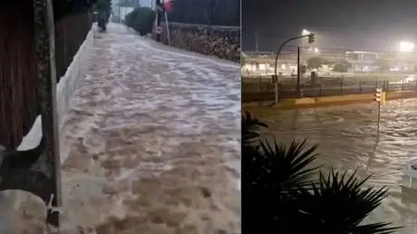 عاصفة مدمرة تجتاح شرق إسبانيا وتخلف قتلى وفيضان ال...