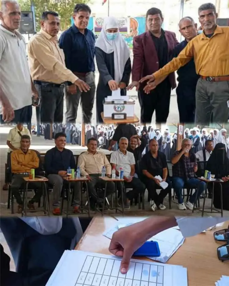 مدير إدارة التربية بخور مكسر يدشن الانتخابات الطلابية بمدرسة عبد الله خليفة للبنات