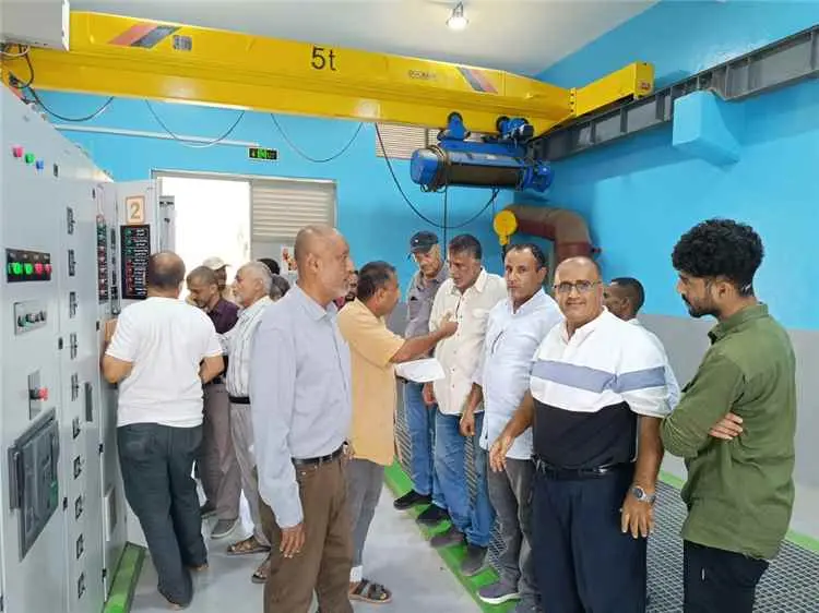 حداد يطلع على التشغيل التجريبي و الأعمال المنجزة ل...