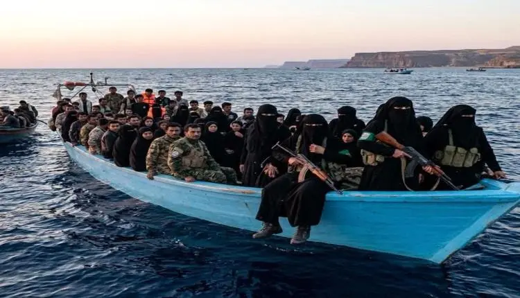 بالعباءات النسائية وقوارب الصيد.. حيلة حوثية جديدة...