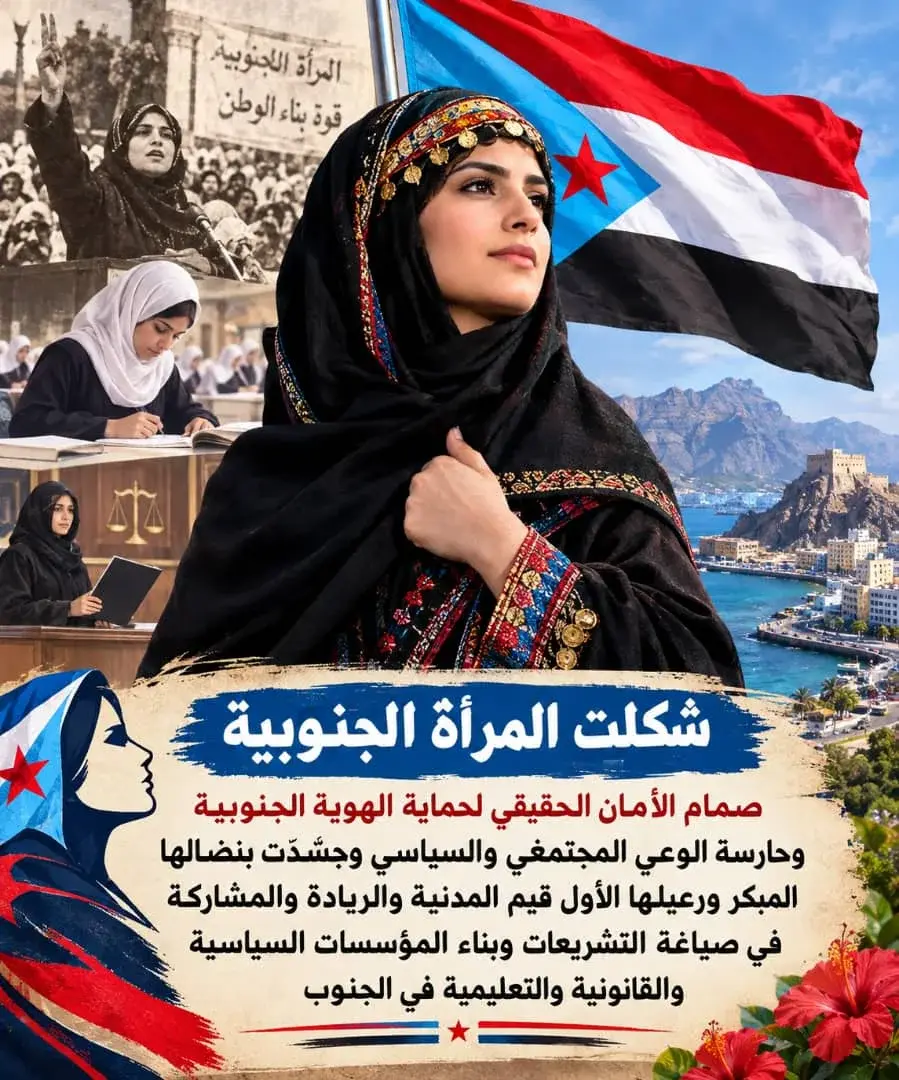 الشيخ باكريت: المرأة الجنوبية صمام الأمان الحقيقي...