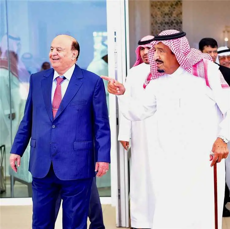 أبناء الرئيس هادي يعلنون تضامنهم مع السعودية ويدعو...