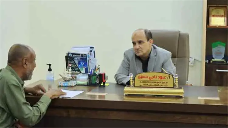 حداد وناجي يناقشان أوضاع خدمات الصرف الصحي ورفع ال...