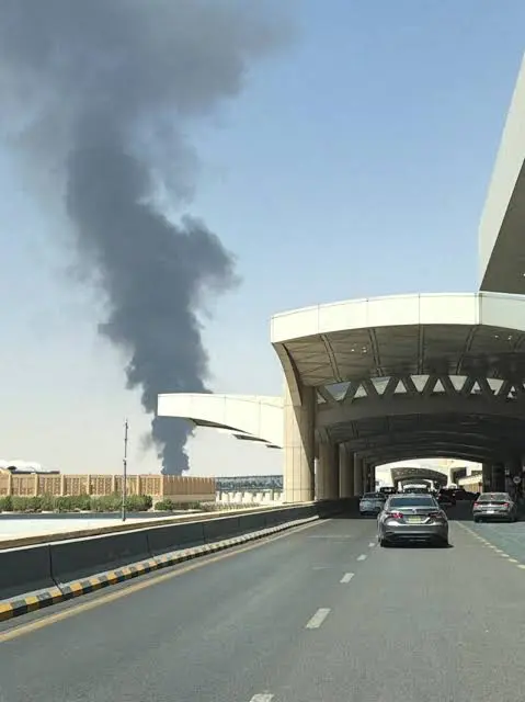 الحوثي يتوحش في قصف مطار الملك خالد في الرياض وقوا...