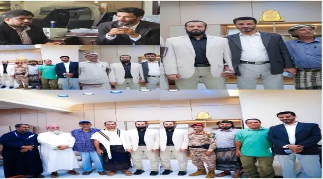 عقب تعيينه.. مدير صناعة وتجارة أبين النخعي يعقد أو...