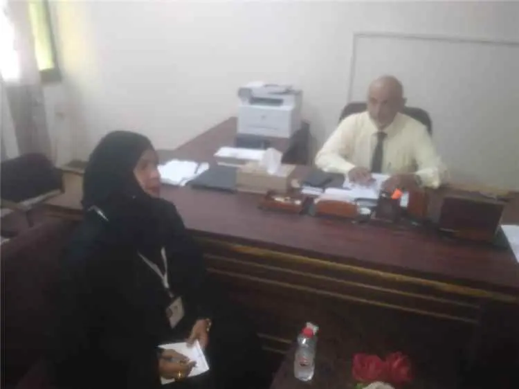 مدير عام مستشفى الأمراض النفسية يلتقي رئيسة مؤسسة هنادي للتنمية الإنسانية