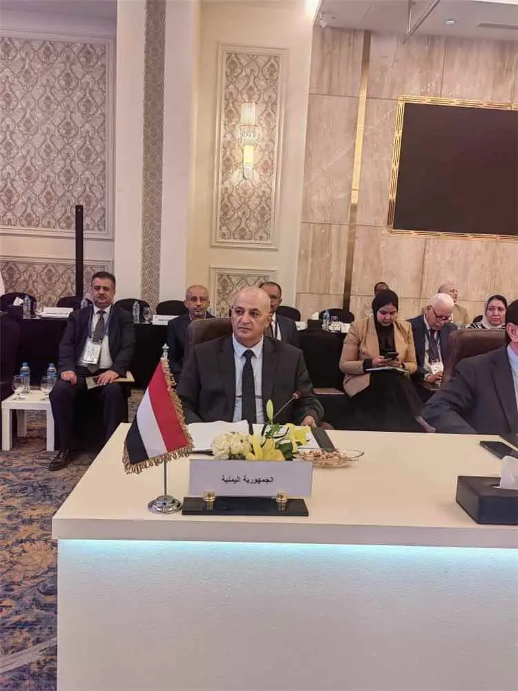 الشرجبي يدعو إلى مسار عربي متكامل لدعم الأمن المائي في اليمن