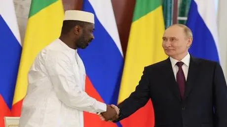بوتين يلتقي رئيس مالي الانتقالي غويتا في موسكو