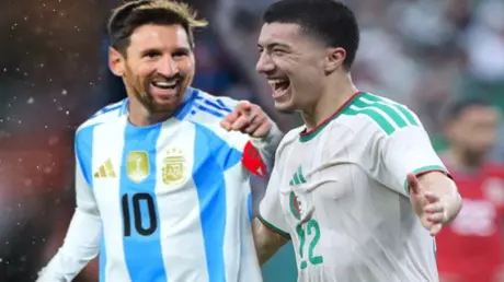 الداعم الوحيد.. ميسي يفاجئ الجزائري إبراهيم مازة ف...
